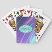 Jeu De Cartes Holographic Dreams Lavender Turquoise (dos)