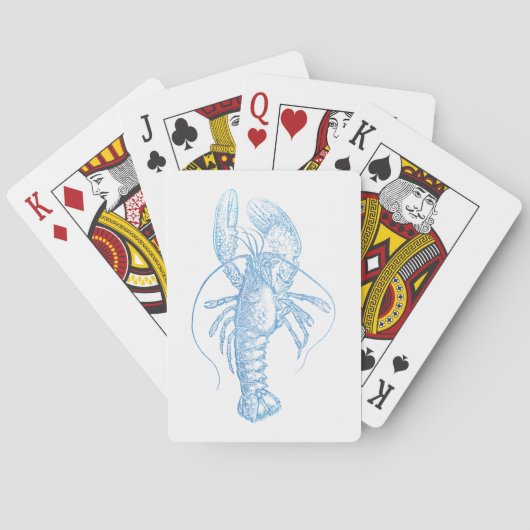 Jeu De Cartes Homard bleu (dos)
