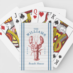 Jeu De Cartes Homard côtier Beach House