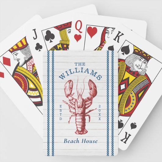 Jeu De Cartes Homard côtier Beach House