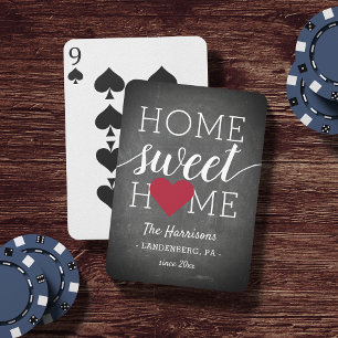 Jeu De Cartes Home Sweet Home Nom de famille et ville natale