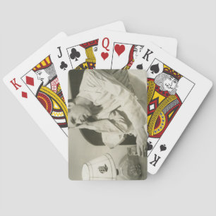 Jeu De Cartes Homme buvant de l'eau