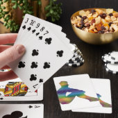 Jeu De Cartes Homme en train de poser (In Situ)