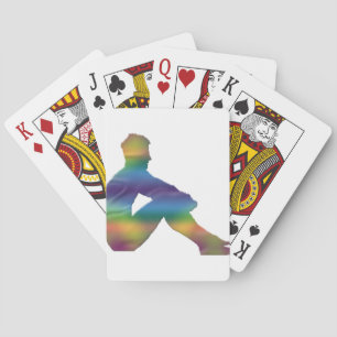 Jeu De Cartes Homme en train de poser