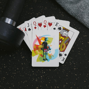 Jeu De Cartes Homme Lifting Weights Jouer des cartes