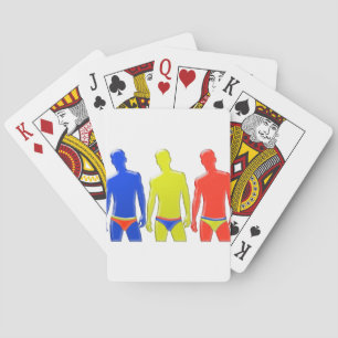 Jeu De Cartes Hommes en sous-vêtements