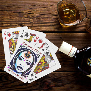 Jeu De Cartes Honorer le Mois de l'histoire des Noirs Jouer des 