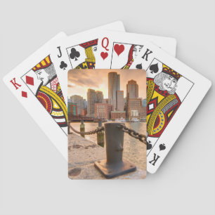 Jeu De Cartes Horizon de secteur financier de Boston