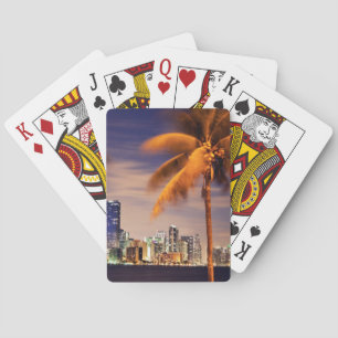 Jeu De Cartes Horizon des Etats-Unis, la Floride, Miami au