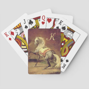 Jeu De Cartes HORSE GRIS, Brown Jaune blanc