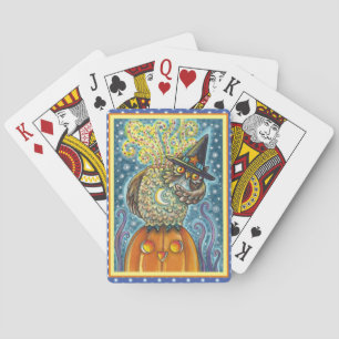 JEU DE CARTES HORSEMAN OWL SANS TÊTE, OISEAU COUCHANT