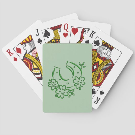 Jeu De Cartes Horseshoe irlandais (dos)