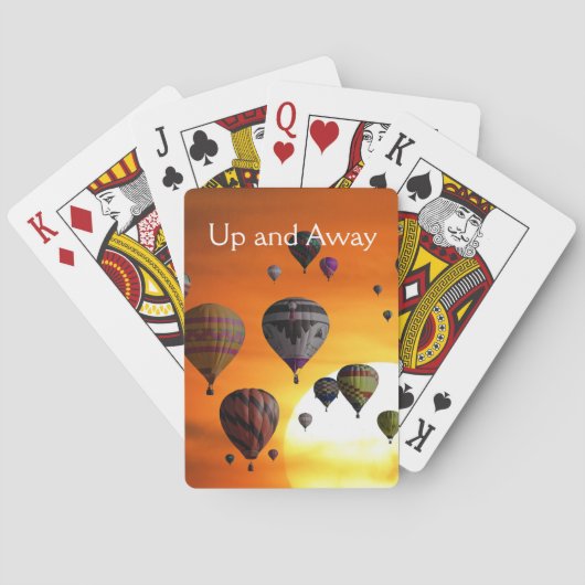 Jeu De Cartes Hot air balloons (dos)