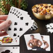 Jeu De Cartes Hot Guy Flexes Muscles Sexy Shirless Man Hunk (In Situ)