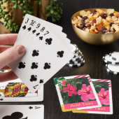 Jeu De Cartes Hot Pink Hibiscus (In Situ)