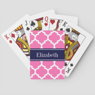 Jeu De Cartes Hot rose 2 Whisky Marocain #5 Marine Nom bleu Mono