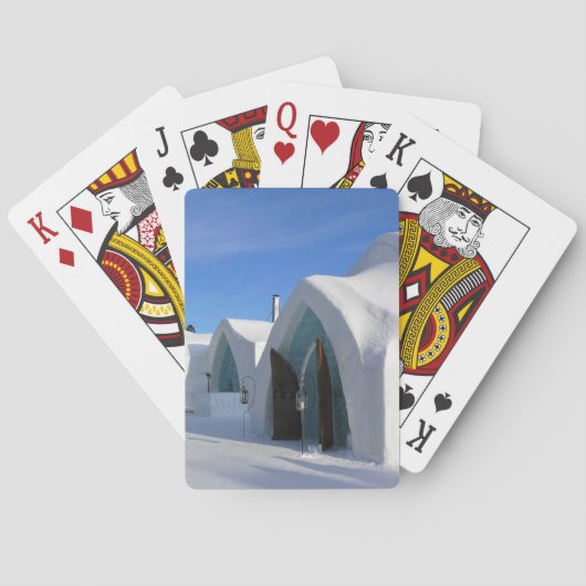 Jeu De Cartes Hôtel de Glace, Québec, Canada (dos)