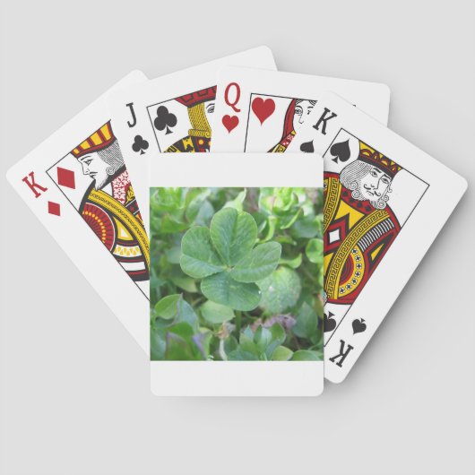 Jeu De Cartes Housse à quatre feuilles (dos)