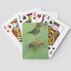 Jeu De Cartes Hoverfly on a Leaf Jouer des cartes