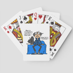 Jeu De Cartes Humour alors fini inachevé de mariage