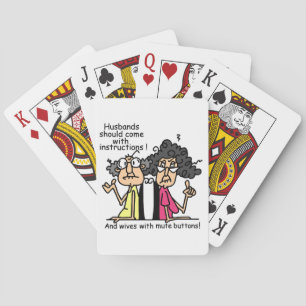 Jeu De Cartes Humour d'attitude de maris et d'épouses