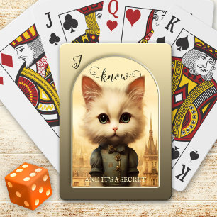 Jeu De Cartes Humour foncé de chat vapeur