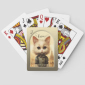 Jeu De Cartes Humour foncé de chat vapeur (dos)