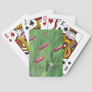 Jeu De Cartes Humour magique grenouille Aquarelle Froggy