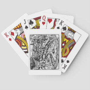 Jeu De Cartes Husbandsmen heureux tendant les abeilles,