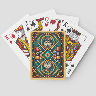 Jeu De Cartes Husky de Sibérie, Mosaïque géométrique