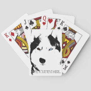 Jeu De Cartes Husky Jouer Cartes Personnalisez Les Cartes De Chi