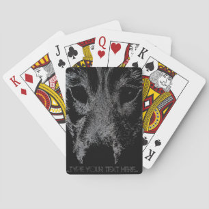 Jeu De Cartes Husky Jouer des cartes personnalisent les cartes d