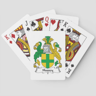 Jeu De Cartes Hussey Family Crest