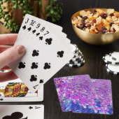 Jeu De Cartes Hydrangea élégant violet et bleu limelight (In Situ)