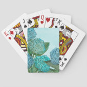 Jeu De Cartes Hydrangée bleue (dos)