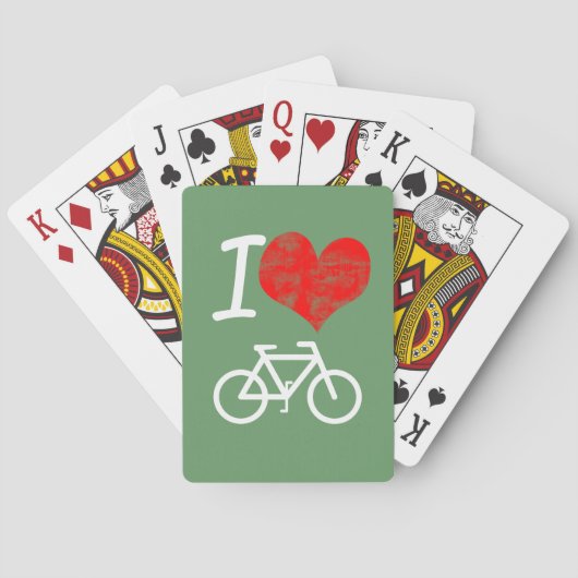 Jeu De Cartes I Heart Bike (dos)