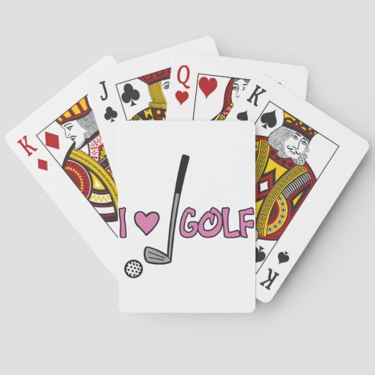 Jeu De Cartes I Heart Golf (dos)