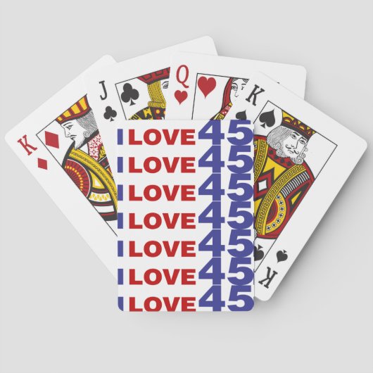 Jeu De Cartes I Love 45 (dos)