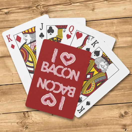 Jeu De Cartes I Love Bacon
