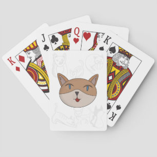 Jeu De Cartes I love cats duvet cover