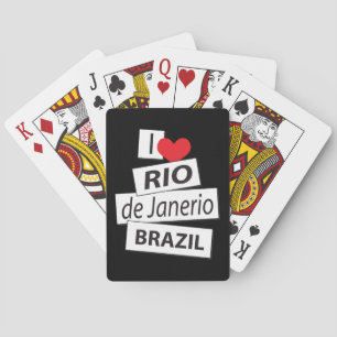 Jeu De Cartes I Love Rio de Janerio Brésil