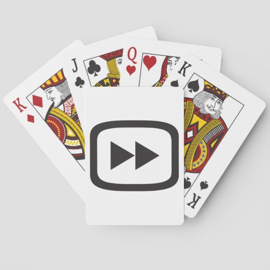 Jeu De Cartes Icône Avancer Rapide (dos)