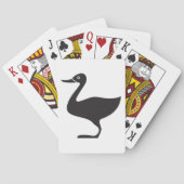 Jeu De Cartes Icône Black Duck Bird (dos)