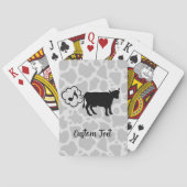 Jeu De Cartes Icône de la vache méthane Lecture des cartes (dos)