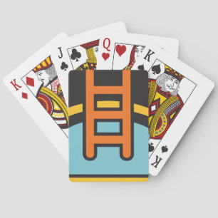 Jeu De Cartes Icône de piscine colorée
