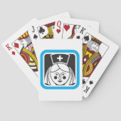 Jeu De Cartes Icône infirmière (dos)