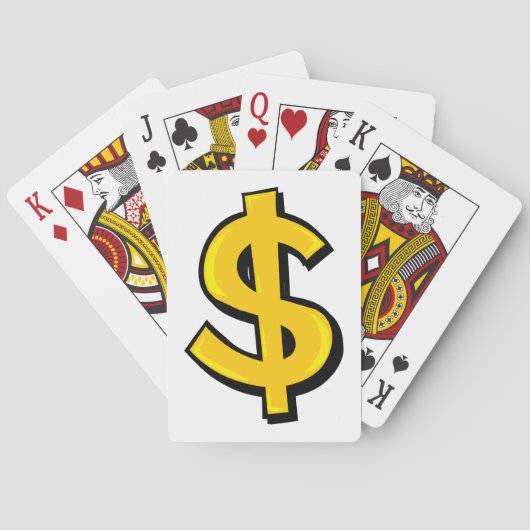 Jeu De Cartes Iellow dollar (dos)