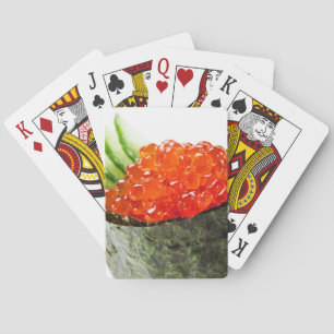 Jeu De Cartes Ikura (Saumon Roe) Gunkan Maki Sushi