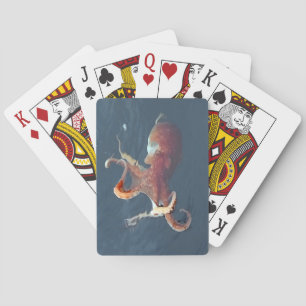 Jeu De Cartes Île de Skye Pieuvre Art Marin Personnalisable