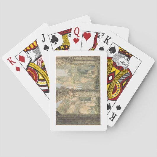 Jeu De Cartes Île sainte de Cuthbert, 1797 (aquarelle sur crayon (dos)